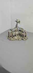 Aquarium Decor Collection — 8 Resin Ornaments (Temple, Wreck, Walker, Hobbit House & More)