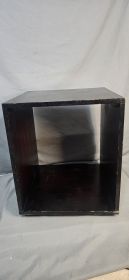 Black wood Open-Display / Storage Cube