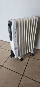 Logik Oil-Filled Column Heater on Castors — Tested Working