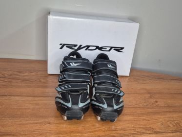 Ryder MTB Cycling Shoes — Size 9, SPD Cleats Fitted, Boxed
