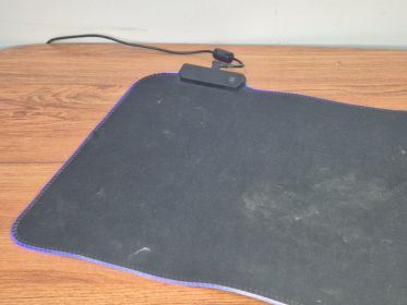 RGB LED Gaming Desk Mat — Extended 80 × 30cm, USB Powered