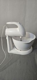 White Stand Mixer with Mixing Bowl