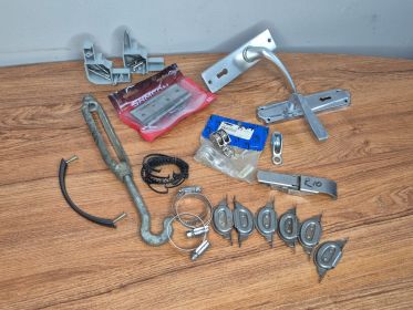 Mixed Hardware Oddments — Hinges, Pulleys, Clamps and Glides