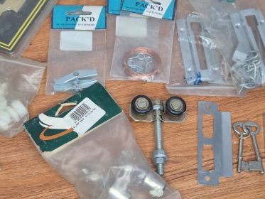 Door & Cabinet Hardware — Legs, Sash Bolt, Rollers and Keys