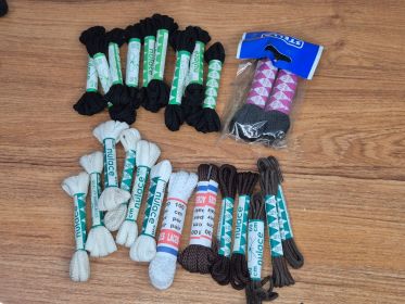 Nulace Shoelace Bundle — approx 22 Pairs, Mixed Colours