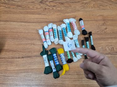 Shoelace Bundle — approx 20 Pairs, White, Green, Yellow and Brown