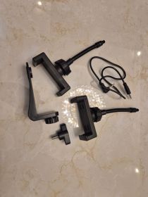 Mobile Vlogging Kit — LED Light, Mic, Selfie Stick, Tripod & Phone Mounts