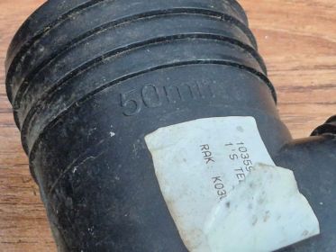 Poly Irrigation Tee Fittings 50mm ×10