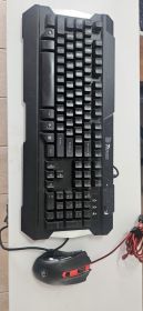 Tt eSPORTS Gaming Keyboard + Redragon Gaming Mouse Combo (Tested Working)