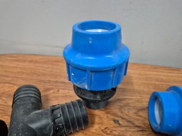 Mixed Irrigation Fittings plus Two Rain Bird Pop-Up Sprinklers
