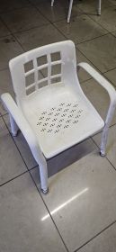 FABER Height-Adjustable Shower / Bath Chair with Arms