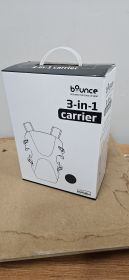 Bounce 3-in-1 Baby Carrier — Black (Boxed)