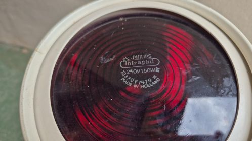 Vintage Philips Infraphil Infrared Heat Lamp (240V 150W)