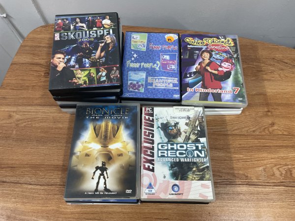 Collection of +- 29 DVDs