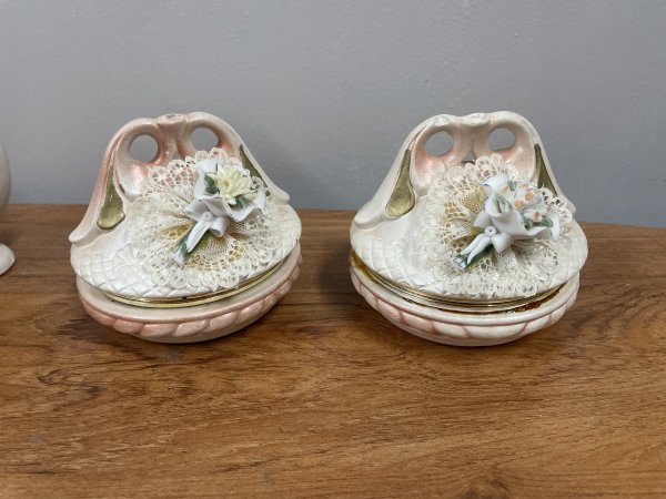 Vintage Perfume Holder and Trinket Bowls