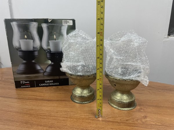 Glass Candle Holders