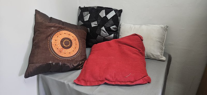 Set of 4 Decorative Scatter Cushions (Mixed Designs)