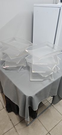 Bulk Lot of Stackable Plastic Letter / Document Trays (±12)