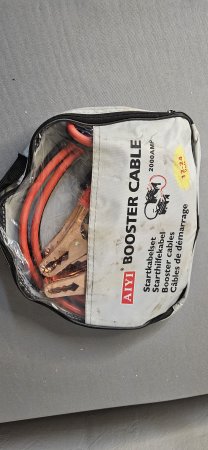 AIYI 2000A Heavy-Duty Booster / Jumper Cables, 12–24V