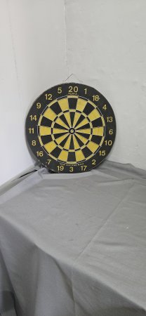 Vintage Puma Double-Sided Dartboard (Standard 1–20 + Card Darts)