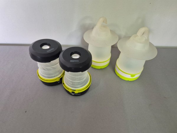 LED Camping Lanterns ×4 — Magneto & Ultra Tec