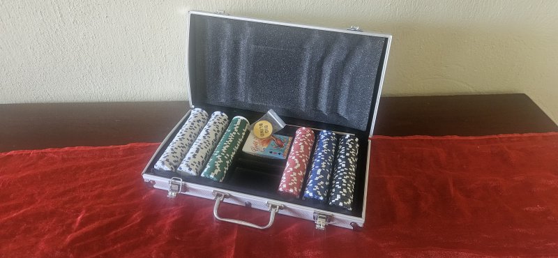 Poker Chip Set in Aluminium Flight Case