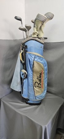 Proline Light-Blue Stand Bag with Mixed Player & FILA Club Set