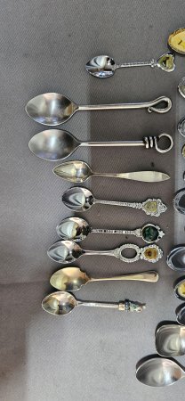 Collection of ±22 Silver-Plated Souvenir / Collectible Teaspoons