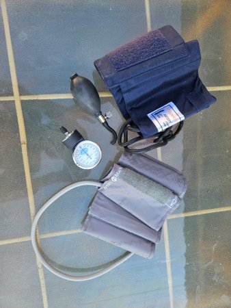 Manual Aneroid Blood Pressure Monitor with Two Cuffs