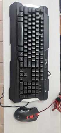 Tt eSPORTS Gaming Keyboard + Redragon Gaming Mouse Combo (Tested Working)