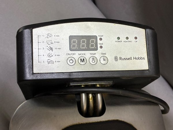 Russell Hobbs Digital Deep Fryer — Stainless Steel, Tested Working