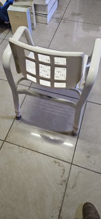 FABER Height-Adjustable Shower / Bath Chair with Arms