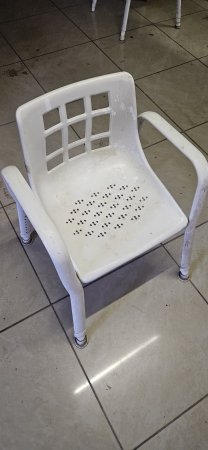 FABER Height-Adjustable Shower / Bath Chair with Arms
