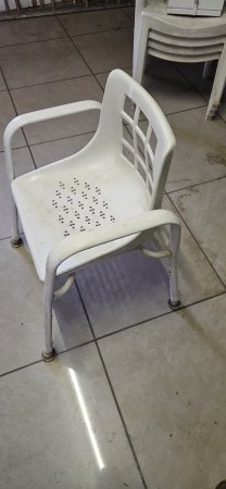 FABER Height-Adjustable Shower / Bath Chair with Arms