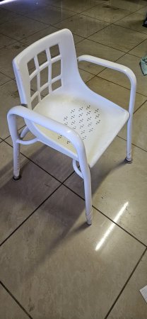 FABER Height-Adjustable Shower / Bath Chair with Arms