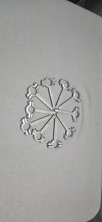 Galvanised Munsen Ring Pipe Clips — Set of ~10, Wall Pipe Saddles