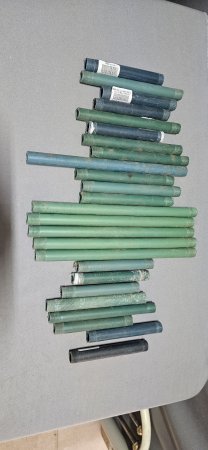 Bulk Lot of Irrigation Pipe Risers / Nipples — Assorted (~25 pcs)