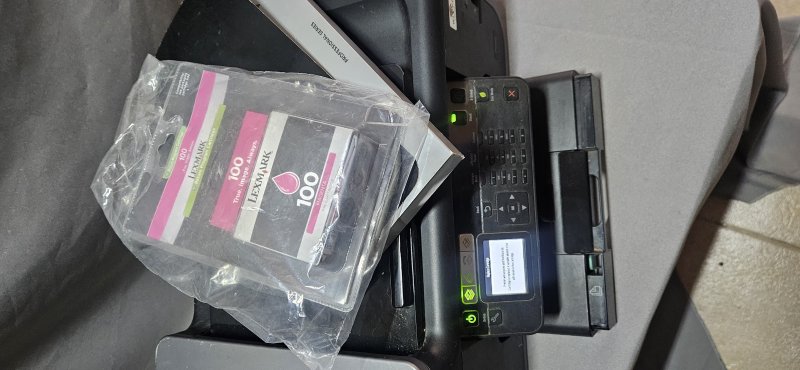 Lexmark Professional Series Wireless All-in-One Inkjet Printer + Sealed Lexmark 100 Ink & Manual
