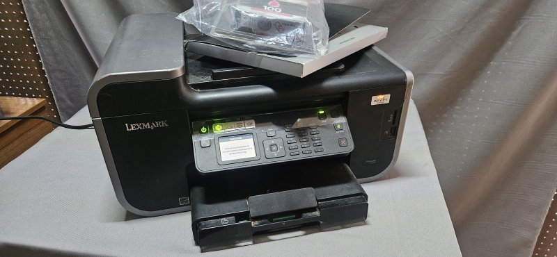 Lexmark Professional Series Wireless All-in-One Inkjet Printer + Sealed Lexmark 100 Ink & Manual