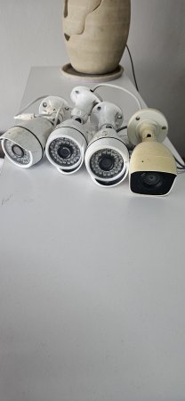 Set of 4 CCTV Bullet Security Cameras (Job Lot)