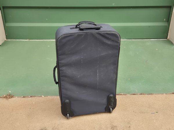 Lido Large Soft-Shell Wheeled Trolley Suitcase