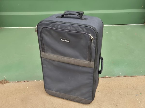 Lido Large Soft-Shell Wheeled Trolley Suitcase