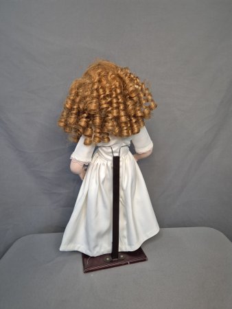 Porcelain Doll with Stand