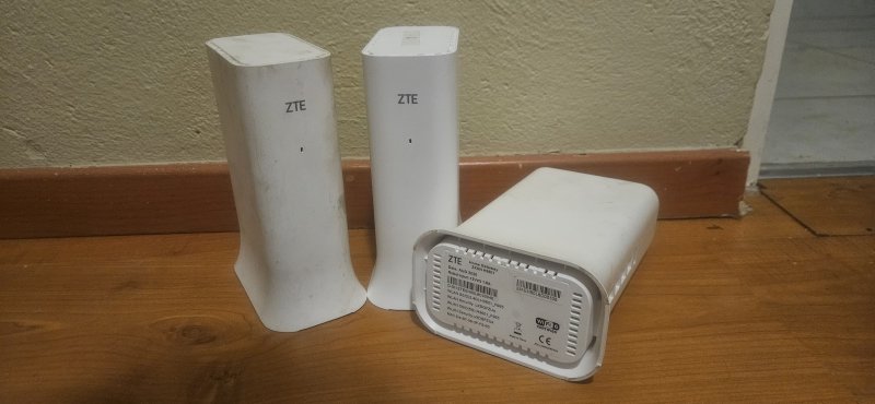 ZTE ZXHN H3601 WiFi 6 Mesh Router x3 — Working Set with Power Adapters