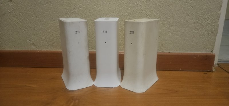ZTE ZXHN H3601 WiFi 6 Mesh Router x3 — Working Set with Power Adapters