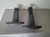 Pair of Office Chair Armrests — Black Padded, Adjustable Metal Brackets - Image 3