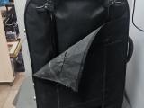 Black Wheeled Soft-Shell Suitcase (Large, Backing Torn) - Image 2