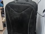 Black Wheeled Soft-Shell Suitcase (Large, Backing Torn) - Image 1