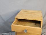 Vintage Pine Wall Cabinet — Drop-Front Door & Side Drawer - Image 2