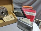 Assorted Vehicle Spares — Flywheel, Headlamps, Taillight & Air Filter - Image 1